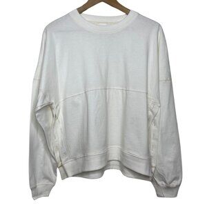 SPIRIT JERSEY | NWOT Casual White Open Side Long Sleeve Top | Size XS